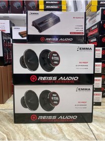 Resim REISS AUDIO RS-M8DF ÜCLÜ TAKIM SET İKİ TAKIM 20CM MİDRANGE 4X200RMS 4 KANALLI ANFİ 