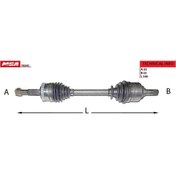 Resim MGA 70341 AKS SOL CORSA C 00- COMBO 01- 1.4 1.6 1.3 CDTI 16V 1.7D 