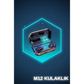 Resim Butik Kadınlar Için 3 Kordonlu Akıllı Saat ve Dijital Göstergeli Powerbankli Bluetooth Kulaklık Dokunmatik Kontrol 