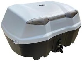 Resim BİKE SKY Tien 52 Litre Motosiklet Arka Çantası Otomatik Kilit Sırt Dayamalı Gri 