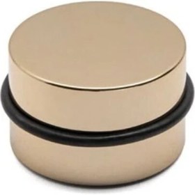 Resim System 1022 Kapı Önü Ağırlıklı Kapı Stoperi Gold (1.8 Kg) Çap 8.6 Cm 