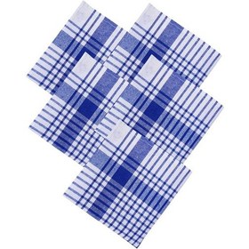 Resim 5 Li Mutfak Kurulama Bezi Alman Peçetesi 100 Pamuklu Mavi 