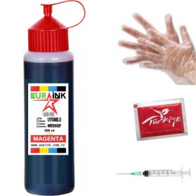 Resim Eurink Epson Ecotank L605 Yazıcı Uyumlu Mürekkep Magenta 500 ml (664) 