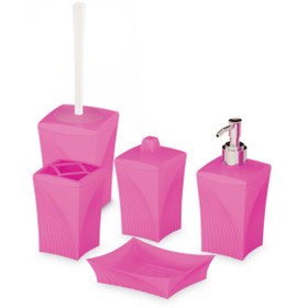Resim 5DM Banyo Wc Seti 5 Parça Plastik 