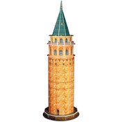 Resim Cubic Fun 3D 17 Parça Puzzle Galata Kulesi 