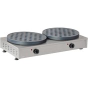 Resim OMAKE Teflon 37 Bölmeli Çiftli Pankek Makinesi, Elektrikli 