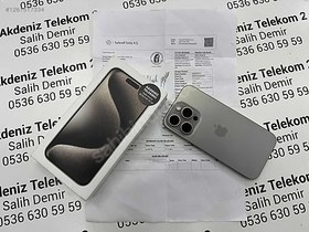 Resim Apple iPhone 15 Pro İkinci El TR | 128 GB | Natürel Titanyum 