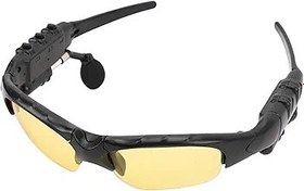 Resim Akıllı Güneş Gözlüğü, 6 Saat Müzik Çalma, Polarize Lens, Spor Gözlükleri, Mavi Işık Engelleme, Yüksek Yarı Saydam Stereo Ses, Balıkçılık Için Dokunmatik Kontrol (Sarı Mercek) 