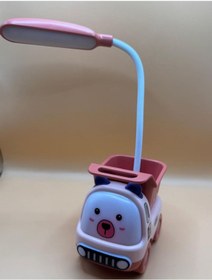 Resim Genel Markalar Pembe Kamyon Tasarımlı Masa Lambası, Şık ve Fonksiyonel Aydınlatma 