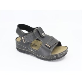 Resim Akım 760-5 Walker Rahat Erkek Çocuk Sandalet - Siyah 