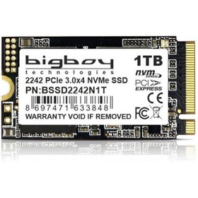 Resim Bigboy 1tb 22x42mm Pcıe M.2 Nvme Notebook Ssd Bssd2242n1t 