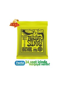 Resim Ernie Ball P02221 10-46 Elektro Gitar Teli Regular Slinky Nickel 