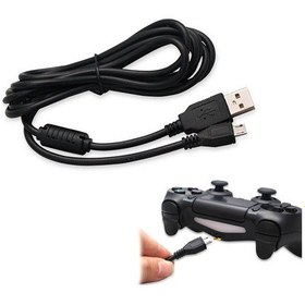 Resim Micro Usb Veri Şarj Kablosu Sony Ps4 Slim Oyun Denetleyicisi İçin 2'si 1 Arada Şarj Cihazı 