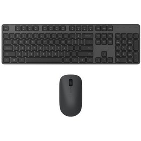 Resim Xiaomi Wireless Kablosuz Klavye ve Mouse Seti 2 Versiyon Siyah 