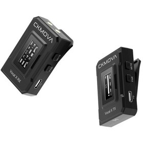 Resim CKMOVA VOCAL X V1 Ultra Compact Dual Channel Wireless Mic Telsiz 