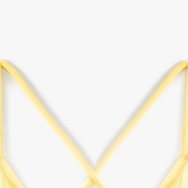 Resim Koton Üçgen Bikini Üstü Basic Arkası Çapraz Bağlamalı Sarı 4sak10204mm Sarı 