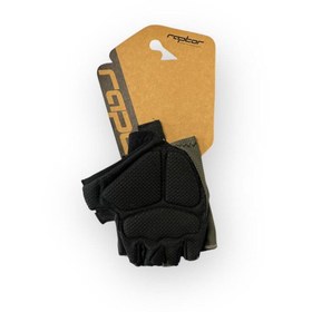 Resim RAPTOR Eldiven Kısa Parmak Bisiklet Eldiveni MTB Yarım Parmak M(Medium) Beden Gri 