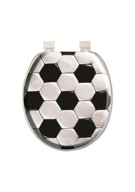 Resim Softy Classic Desenli Yumuşak Klozet Kapağı Beyaz 8691580104657 