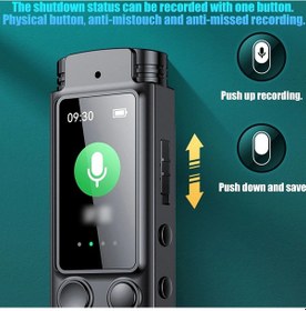 Resim Springsun Dijital Ses Kaydedici Taşınabilir Sesle Etkinleştirilen Kaydedici Tam Renkli Tft Ekranlı Şarkı Çalar Toplantı Dersi 