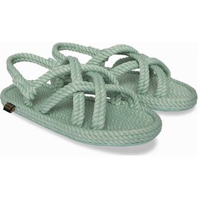 Resim Nomadic Republic Ibz.0050.k.t Ibıza Kauçuk Tabanlı Kadın Sandalet Mint Yeşil 