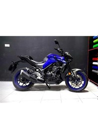 Resim Yamaha Mt-25 Neon Ve Beyaz Sticker Modeli 