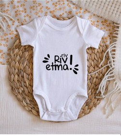Resim Bitmeyenkartus Bk Kids Riv Riv Etma Tasarımlı Bebek Body Zıbın - Model 1 Çok Renkli 