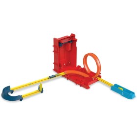 Resim HDX78 HW Track Builder Benzin Bidonu Akrobasi Seti, Hot Wheels Track Builder 