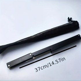 Resim Gateesat Siyah Katlanır Portatif Testere Paslanmaz Çelik Balık Pulu Dişli Kamp Ahşap İşleme 