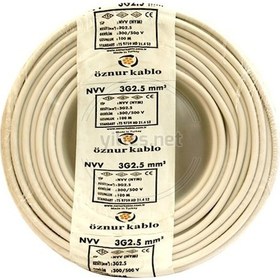 Resim Öznur Antigron Kablo - 3 X 2.5 - 100 Metre 