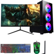 Resim Ramtech Fullforce FF313 İ5-10400F 16GB Ram 500GB M2 SSD RX580/8GB 23.8 Oyuncu Masaüstü Bilgisayar 