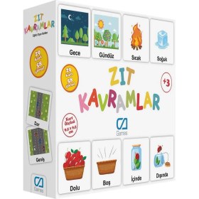 Resim Güzel Hediyem Eğitici Puzzle, Zit Kavramlar 
