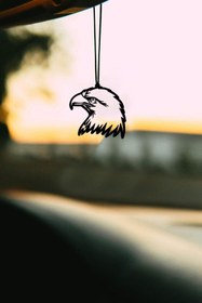 Resim mufamet Metal Kartal Motifli 6 Dikiz Aynası Süsü Oto Aksesuar Araba Süsü 