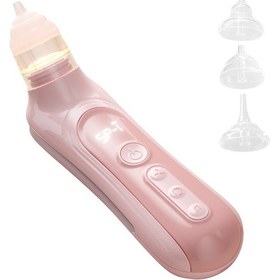 Resim Moveevo Elektrikli Bebek Burun Aspiratörü, 5 Seviye Emme, Düşük Gürültü, Müzik & Işık, 3 Silikon Uç, Saklama Kutusu 
