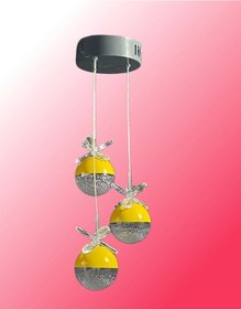 Resim Serçe'den 3lü Şeker Led Genç Kız Odası Sarkıt Avize Çok Renkli 