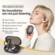 Resim 2025 Yeni Dokunmatik Kontrollü Gürültü Engelleme, Dahili LED Ekranlı Kablosuz Kulaklık, HD Mikrofon Stereo Ses, Uzun Pil Ömrü, Rahat Kullanım, iOS ve Android Uyumlu Akıllı Telefonlar için 
