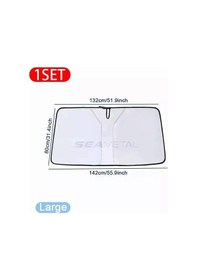 Resim Araç Ön Camı Güneş Gölge Kapakları Ön Pencere Güneş Koruyucu 1 ADETLİ SET 