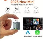 Resim Motion003 Mavi 2si 1 Arada Kablosuz Carplay Android Otomatik Adaptör 5.0ghz Wifi Usb Dongle İo 