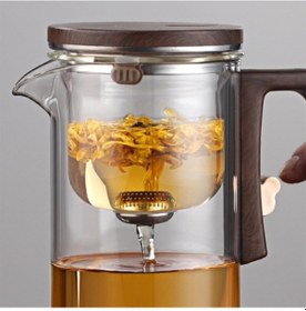 Resim Büro Ev Ofis Çay Keyfi İçin Otomatik Cam Demlik Diğer 