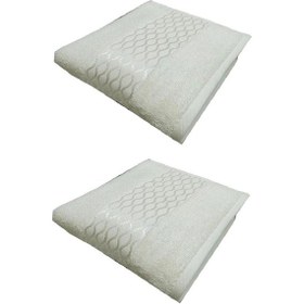 Resim Özdilek 2 Adet Pamuklu El-yüz Havlusu 50x80 -elissa Krem 