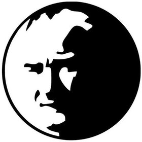 Resim Kemalatatürkyuvarlakiçinde Sticker Oto-motor-laptop-duvar-dekor 20 X 20 Cm 