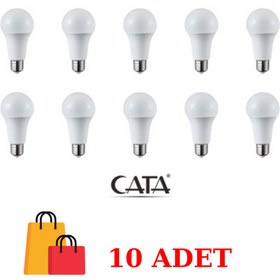 Resim Cata Ct-4277 9WATT LED Tasarruflu Orijinal Ampul Beyaz 10 Adet 