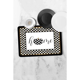 Resim Tekno Trust Siyah Bulaşık Kurutma Matı Kurulama Kurutma Örtüsü Tezgah Üstü Bulaşıklık 40 X 50 Cm Yıkanabilir 