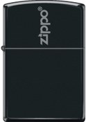 Resim Zippo Çakmak Siyah Zl Centered Lid Design 218-079803 