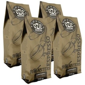 Resim Oze Roasters Espresso Kahve 4 x 250 G Moka Pot 