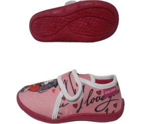 Resim Gezer Kız Çocuk Nar Çiçeği Kız Figürlü Ev Içi Okul Kreş Ultra Hafif Panduf GZERR54079 