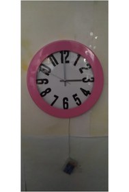 Resim Bahat Ledli Işıklı Salon Ofis Duvar Saati Aplik Gece Lambası 35 Cm Metal 