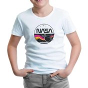 Resim Lordd T-Shirt Nasa - Milky Way Beyaz Çocuk Tshirt 