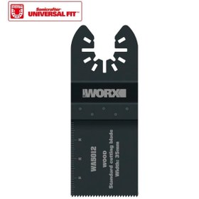 Resim WORX WA5012 Çok Amaçlı Raspalama Makinası İçin 35x40mm Ahşap, Fiberglas, PVC Universal Kesme Bıçağı 