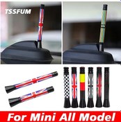 Resim Gri Jack-10.7 Cm-union Jack Araba Çatı Radyo Anteni Fm Anteni Anten Mini Cooper F54 F55 F56 F57 F60 R50 R52 R53 R55 R56 