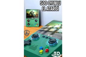 Resim MiraLive Çocuklara Özel 666 Oyunlu X6 Atari Video Izleme ve Müzik Dinleme 